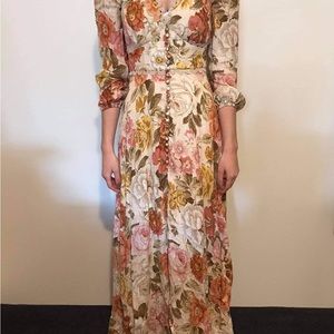 SOLD - Zimmermann Bonita Linen Maxi Dress